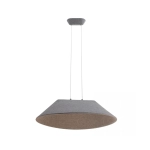 23173 PENDANT LED LIGHT 12W SMD 3000K ACOUSTIC GREY Zambelis Lights